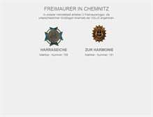 Tablet Screenshot of freimaurer-chemnitz.de